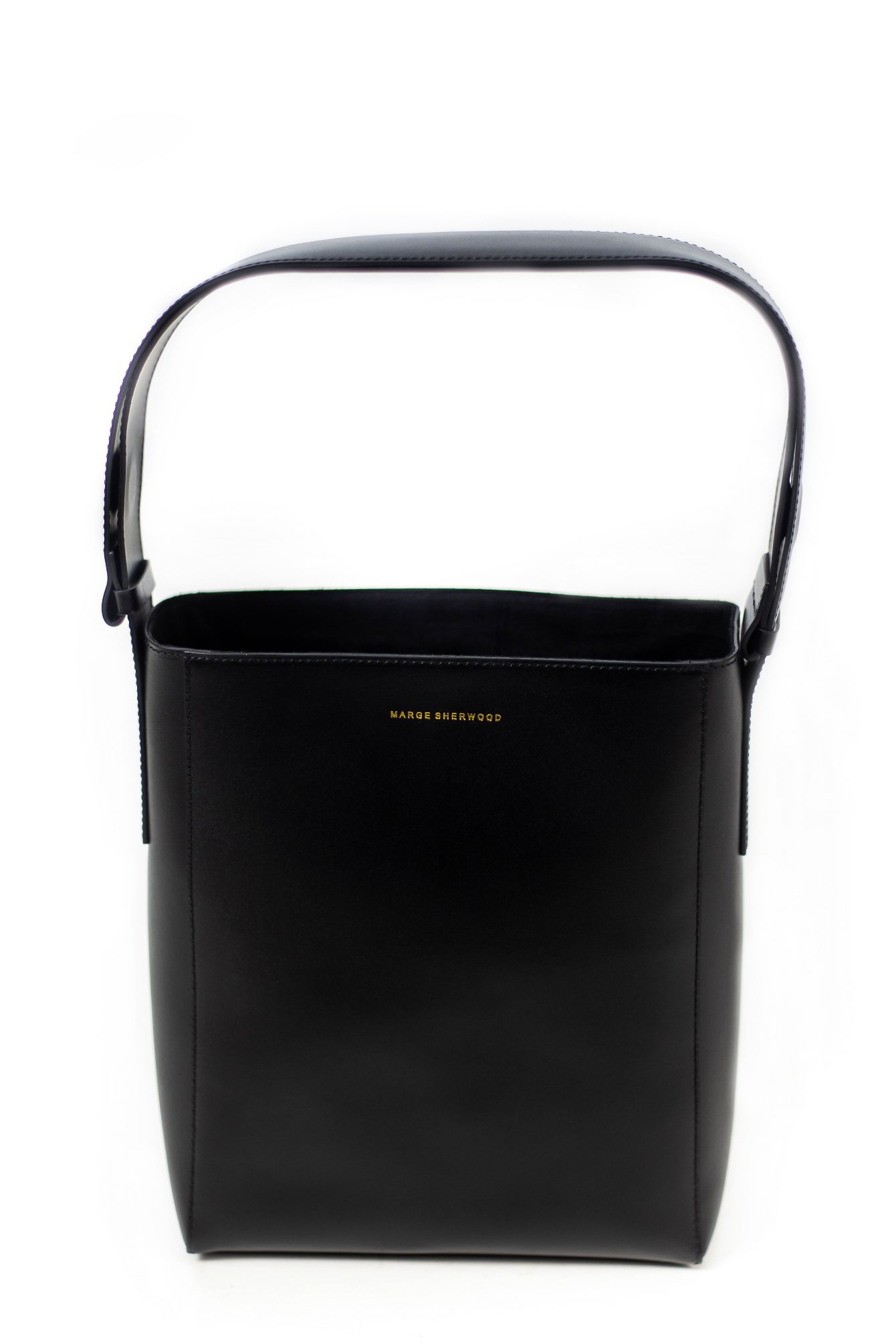 How sac cabas cuir noir Marge Sherwood How sac cabas en cuir noir signé Marge Sherwood