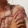 bague en argent ajustable