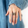 Duality ring-Bague Dualité-2-bague-argent-oxyde-2-en-1-davila-affaires-etrangeres-laiton