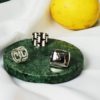 bague face carrée I argent massif miroité I Elliade bijoux I vue en détail I Label AÉ Paris
