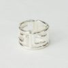 bague joaillerie accessible I argent massif I Elliade Paris I vue de face I Label AÉ Paris