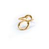 Bague Sao Serpentée – Doré à l’or fin 24 carats | Bresma | Label AÉ Paris - Image 1
