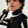 Blouson bomber - Laine et cachemire - Leïla Boussera - Vue en détail