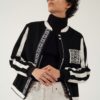 Blouson bomber - Laine et cachemire - Leïla Boussera - Vue de face