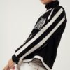 Blouson bomber - Laine et cachemire - Leïla Boussera - Vue de profil