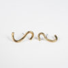 Boucles d'oreilles a puces en laiton