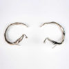 boucles d'oreilles créoles en argent