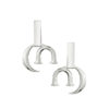 Boucles d’oreilles carmin – En argent – Imminent Fantasma | Label AÉ Paris