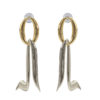 Boucles d’oreilles volt – En or et argent – Imminent Fantasma | Label AÉ Paris