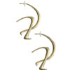 Boucles d’oreilles parallel – En vermeil – Imminent Fantasma | Label AÉ Paris