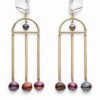Boucles d'oreilles perles pendantes Olga