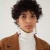 Boucles d'oreilles à perles pendantes de la créatrice Nina Janvier 3
