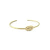 Bracelet ouvert I Plaqué or I Nina.Janvier I Label AÉ Paris