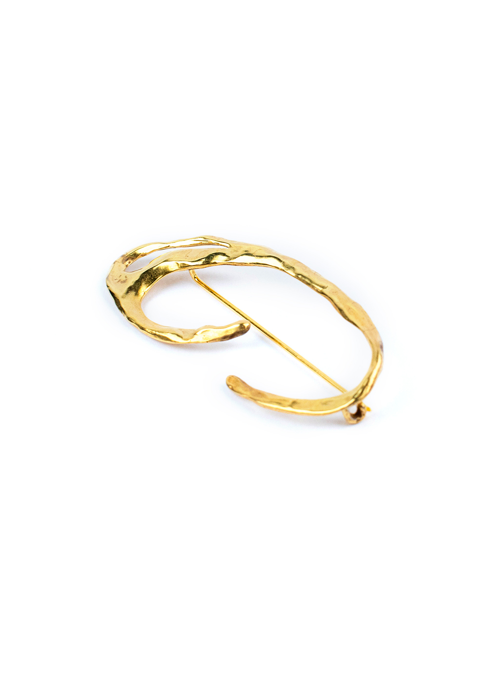 Broche Galatée – Doré à l’or fin 24 carats | Bresma | Label AÉ Paris - Image 1 Broche Galatée – Doré à l’or fin 24 carats | Bresma | Label AÉ Paris - Image 1
