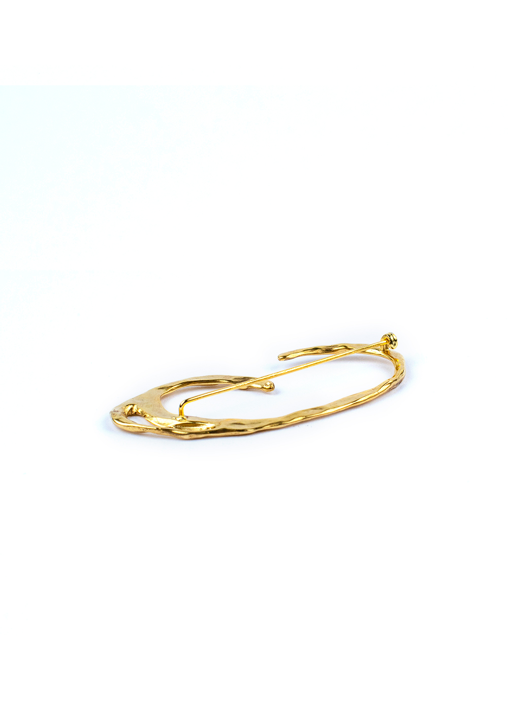 Broche Galatée – Doré à l’or fin 24 carats | Bresma | Label AÉ Paris - Image 2 Broche Galatée – Doré à l’or fin 24 carats | Bresma | Label AÉ Paris - Image 2