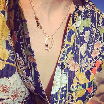 Collier en laiton fait main