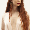Collier long sans fermoir Lasso Shango I Argent I 9Pensées I Vue de face I Label AÉ paris