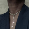 Collier ras de cou Agni I argent I vue principale I Label AÉ Paris