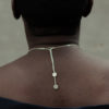 Collier ras de cou Agni I argent I vue de dos I Label AÉ Paris