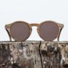 Lunette de soleil en bois de noyer - Verre brun - Wood Light - MXP