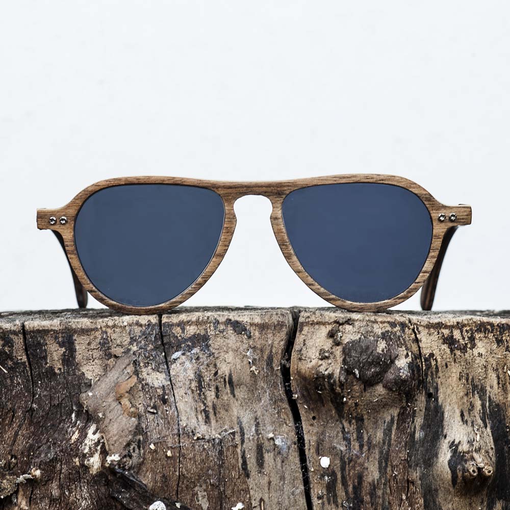 Lunette de soleil en bois de noyer - Wood Light - LAX - 3 Lunette de soleil en bois de noyer - Wood Light - LAX - 3