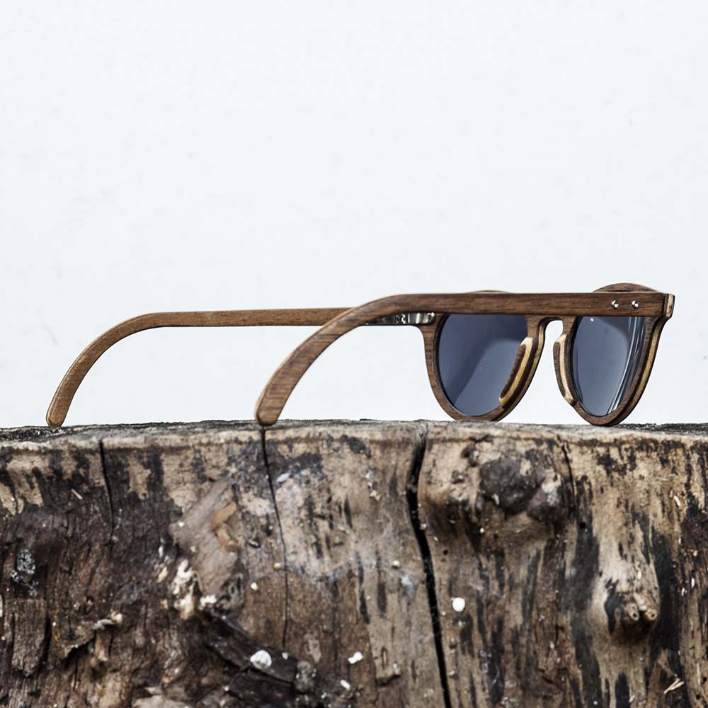 Lunette de soleil en bois de noyer - Wood Light - CDG - 2 Lunette de soleil en bois de noyer - Wood Light - CDG - 2