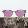 Lunette de soleil en bois de noyer - Verre rouge - Wood Light - CDG