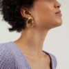 Organic boucles d'oreilles earrings fait main handmade Bresma affaires étrangères Paris