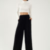 Pantalon palazzo large en laine et cachemire du créateur Tremblepierre - image 1